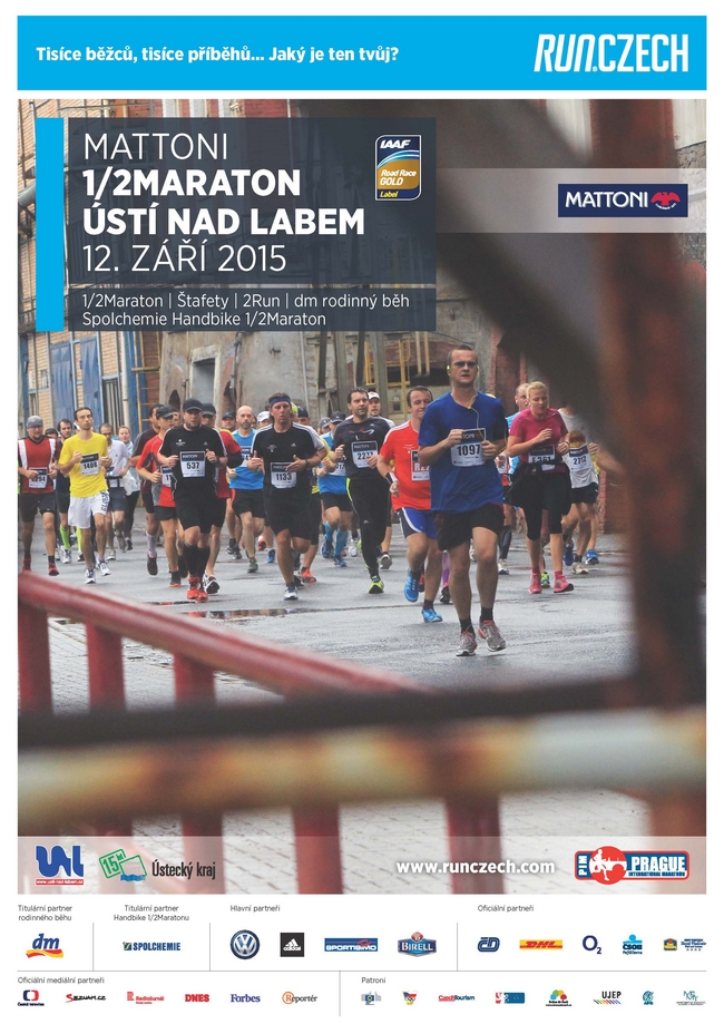 Mattoni 1/2 maraton Ústí nad Labem