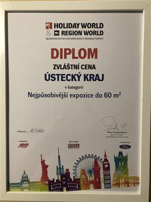 Ocenění pro Nejpůsobivější expozici letošního Holiday World v kategorii do 60 metrů čtverečných putuje do Ústeckého kraje