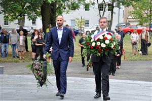 Zprava: hejman Ústeckého kraje Jan Schiller a primátor města Most Jan Paparega (foto: statutární město Most)