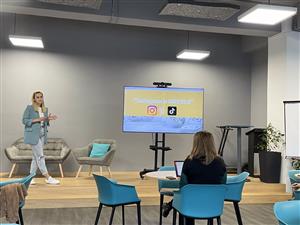 Michaela Flamíková vedla workshop na téma Instagram jako prodejní nástroj