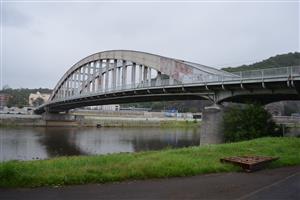 Současný stav mostu Dr. Edvarda Beneše v Ústí nad Labem