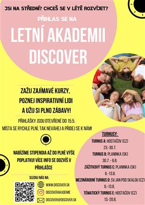 Discover Letní akademie Outreach