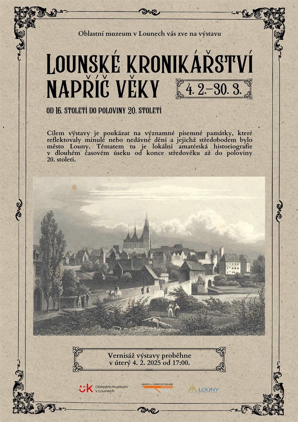 výstava Lounské kronikářství