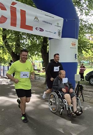 V cíli panovala dobrá nálada