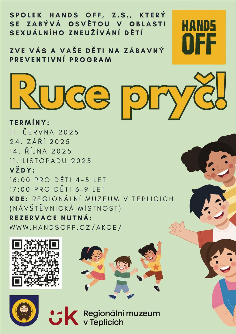 ruce pryč