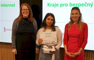 Patricie Šidelková z Dětského domova, ZŠ a SŠ v Žatci zvítězila v kategorii 1. stupeň ZŠ.
