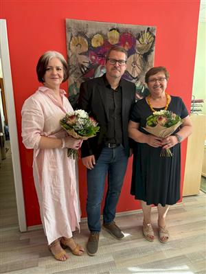 Dětské centrum Ústeckého kraje povede od 1. 7. 2025 Helena Cidrychová (vlevo) a nahradí tak Miladu Šilhovou