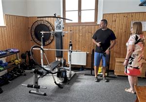 Děti mají k dispozici ke sportovnímu vyžití například posilovnu