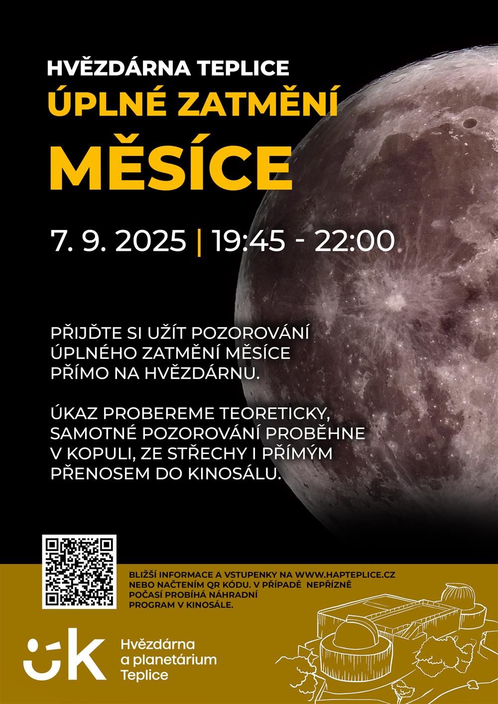 úplné zatmění Měsíce