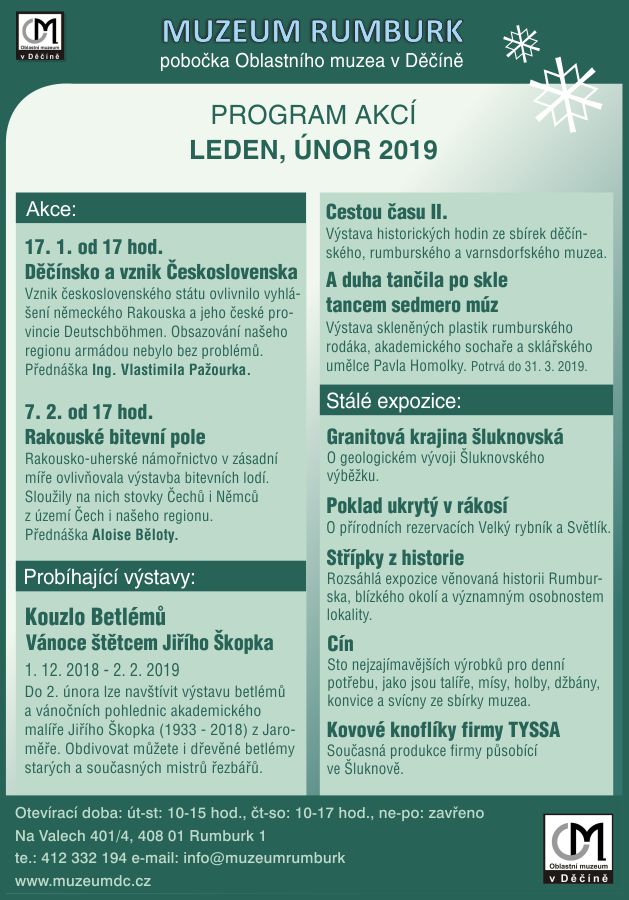 Program - leden a únor 2019