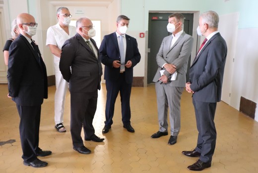 Premiér Andrej Babiš navštívil v úterý 27. července 2021 Ústecký kraj