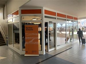 Informační centrum se nachází na hlavním nádraží v Ústí nad Labem
