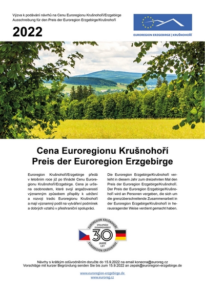 Euroregion Krušnohoří - leták