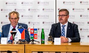 Svou dvoudenní návštěvu zakončil Miloš Zeman tradiční tiskovou konferencí s novináři