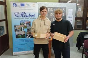 V soutěži uspěli oba žáci druhého ročníku Lukáš Jurček a Petr Merhaut