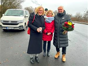 Prezidentka Zemského ředitelství Sasko Regina Kraushaar a ředitel KÚÚK Jiří Holub