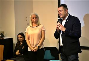 Úvodního slova na konferenci STUDENTLAB se ujal předseda výboru pro zdravotnictví Milan Rychtařík