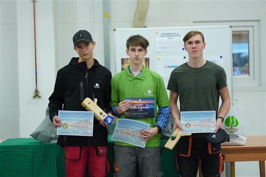 Na stupních vítězů se umístili truhláři z Ústeckého i Libereckého kraje