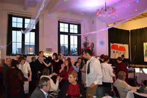 V obecní Sokolovně se konal slavnostní ples a vánoční besídka klientů DSS a DOZP Háj u Duchcova