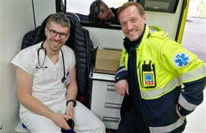 Doktor Prokop Seif (vlevo) a záchranář Prokop Voleník