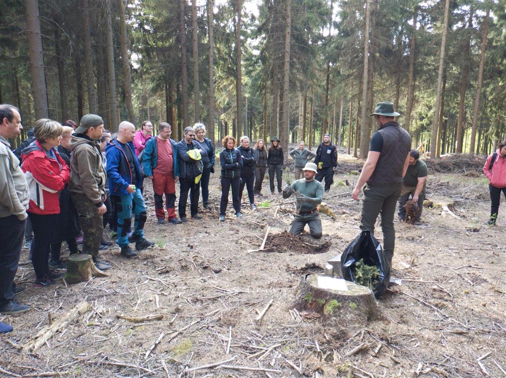 Zaškolení zaměstnanců krajského úřadu pracovníky Lesů ČR