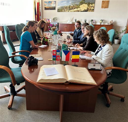 Jednání s velvyslankyní Rumunska na půdě Krajského úřadu Ústeckého kraje