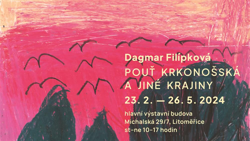 Dagmar Filípková, Havrani a topoly, 202, olejový pastel na papíru, 72×50 cm, Foto Oto Palán