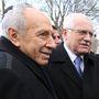 Šimon Peres a Václav Klaus