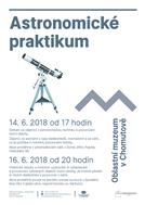 Plakát Astronomické praktikum
