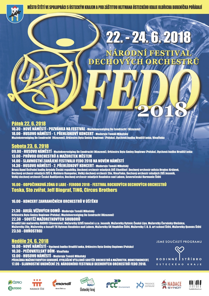 Národní festival dechových orchestrů FEDO 2018