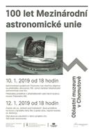 Plakát 100 let astronomické unie
